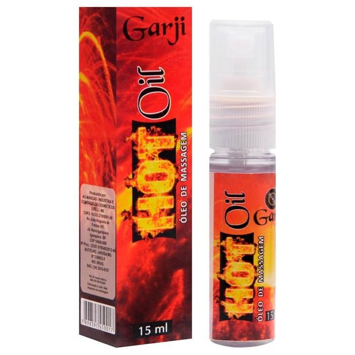 Spray Funcional Hot Oil 15ml - Garji