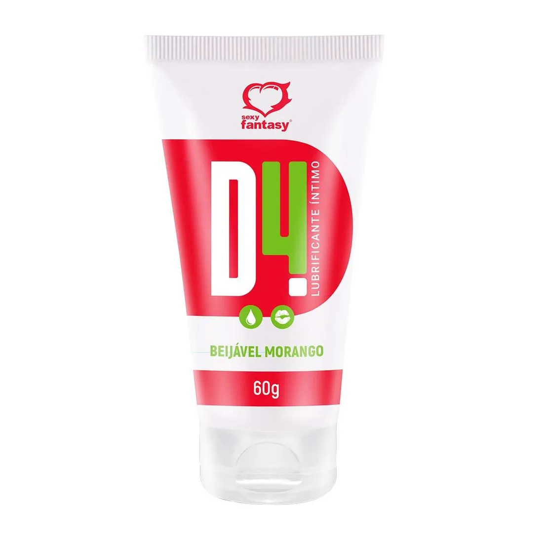 D4 Lubrificante Íntimo Beijável