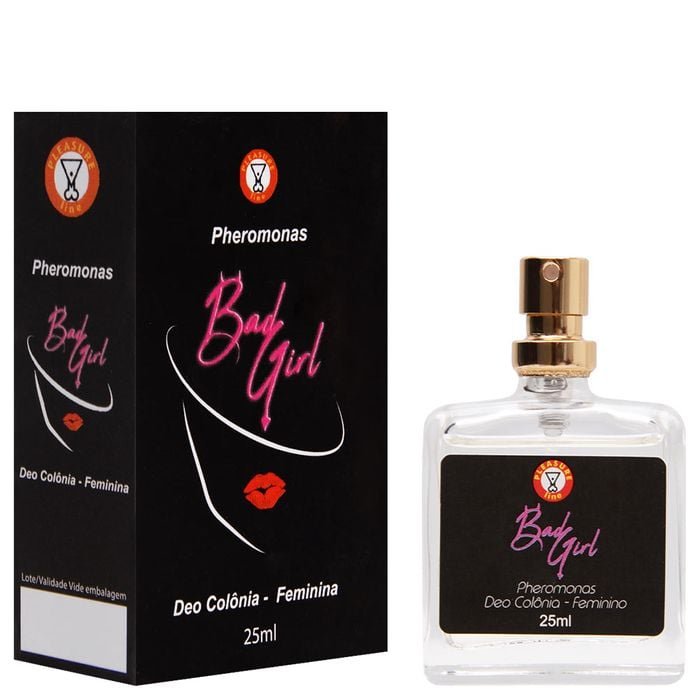 Bad Girl Deo Colônia Feminina Pheromonas 25ml Pleasure Line